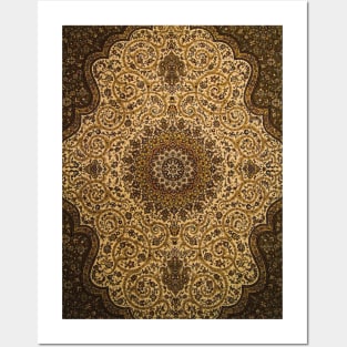 Royal Palace Cat carpet pattern Posters and Art